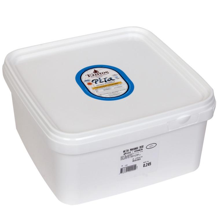 Φέτα Π.Ο.Π. Τάπερ σε άλμη 5 κλ.